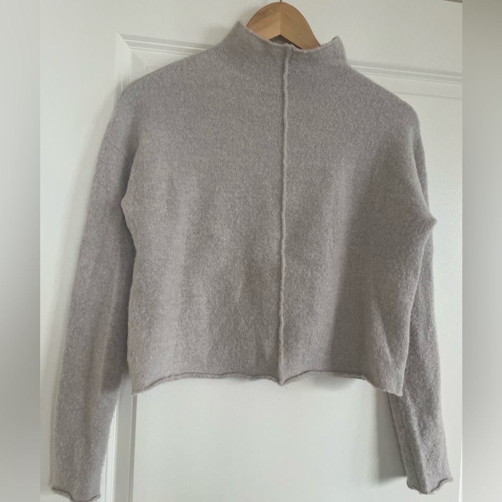 Line XS Grey Turtle Neck Sweater